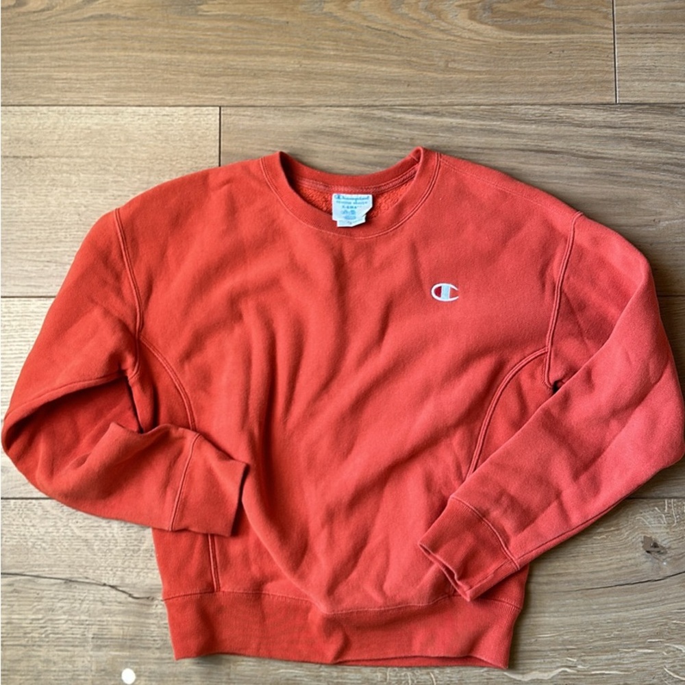 Champion Women's Classic orange Sweatshirt